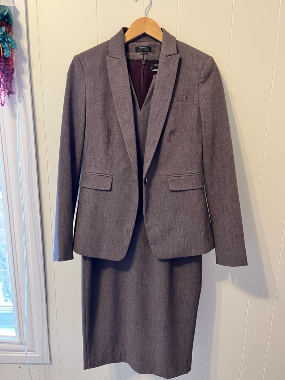 Women's Tailored Blazer and Pencil Dress Set